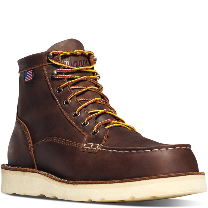 Bull Run Moc Toe 6" Brown Steel Toe 15564