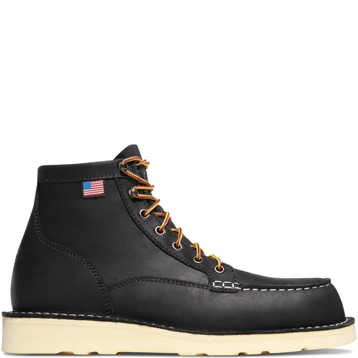 Bull Run Moc Toe 6" Black 15568