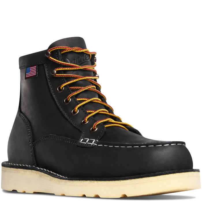 Bull Run Moc Toe 6" Black 15568