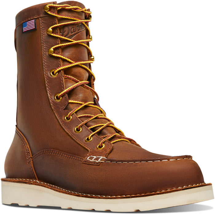 Bull Run 8" Tobacco Moc Toe Steel Toe 15542