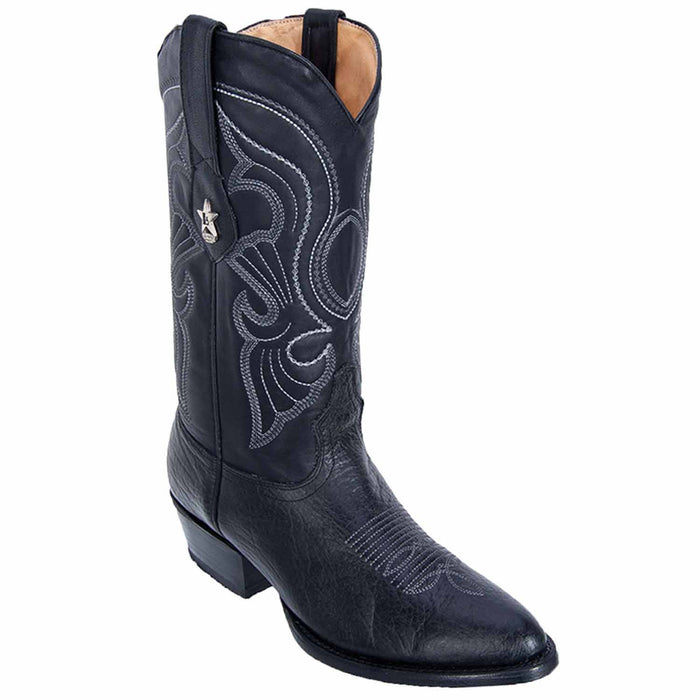 Men's Los Altos Bull Shoulder Skin Round Toe Boots 653105