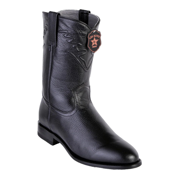 Los Altos Elk Roper Boot Black 805105