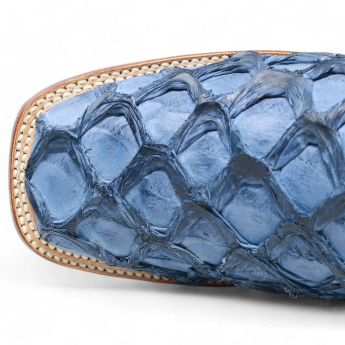 Pirarucu Denim Blue Boots - Los Altos