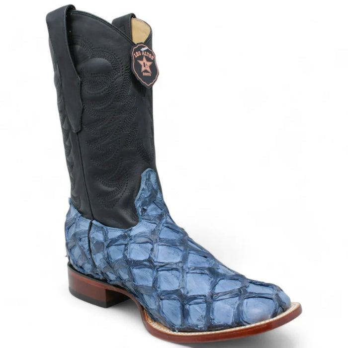 Pirarucu Denim Blue Boots - Los Altos