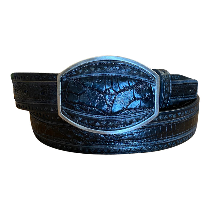 Casual Belt with Caiman Belly